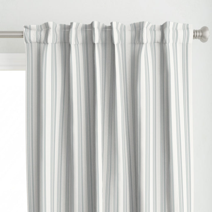 Cotton Canvas Curtain Panel | Ticking Stripe - Naturally Refined Collection