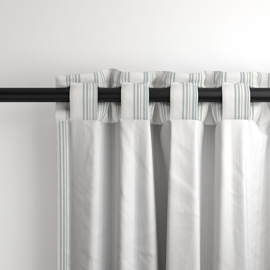 Cotton Canvas Curtain Panel | Ticking Stripe - Naturally Refined Collection