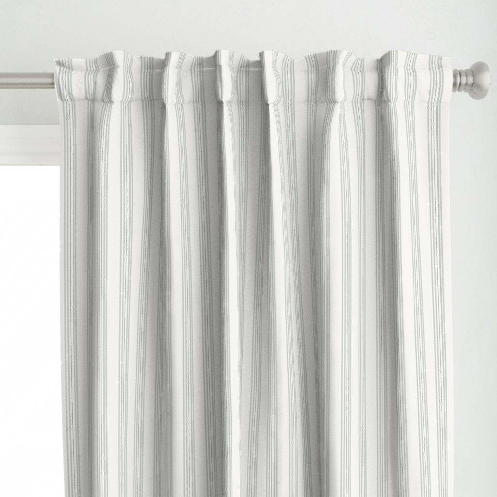 Cotton Canvas Curtain Panel | Ticking Stripe - Naturally Refined Collection