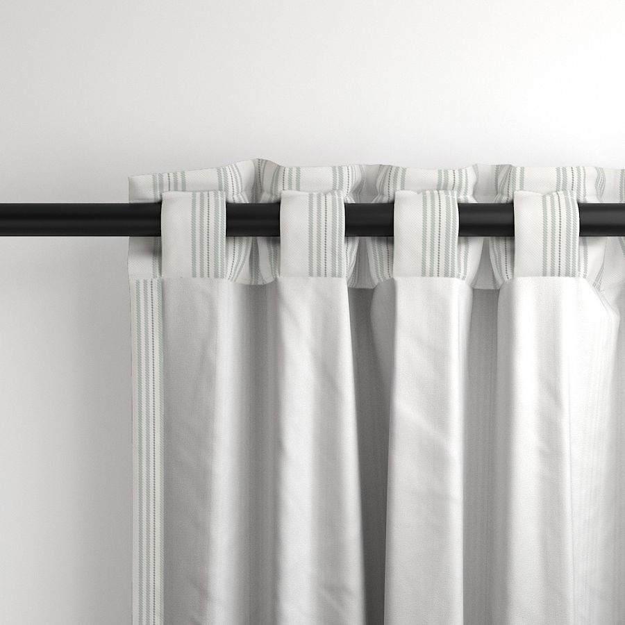 Cotton Canvas Curtain Panel | Ticking Stripe - Naturally Refined Collection