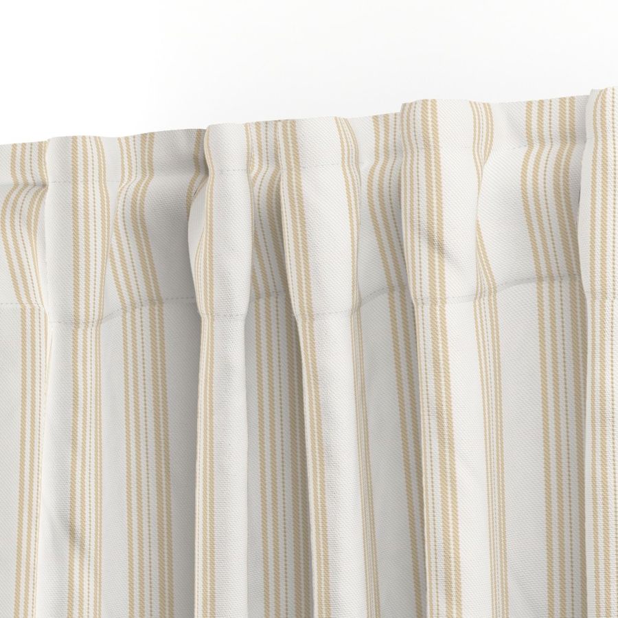 Cotton Canvas Curtain Panel | Ticking Stripe - Naturally Refined Collection