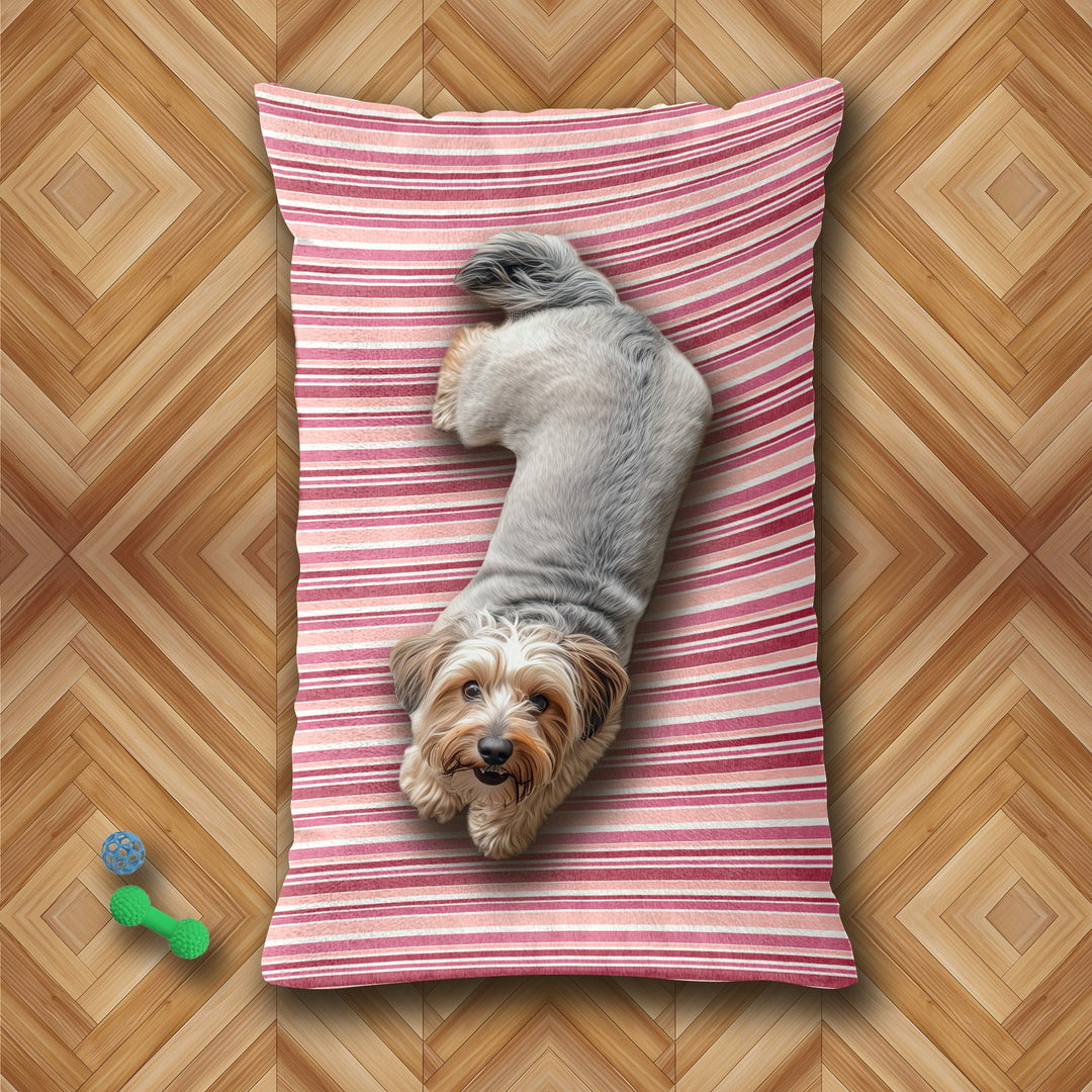 Designer Pet Bed - Sketchy Stripes