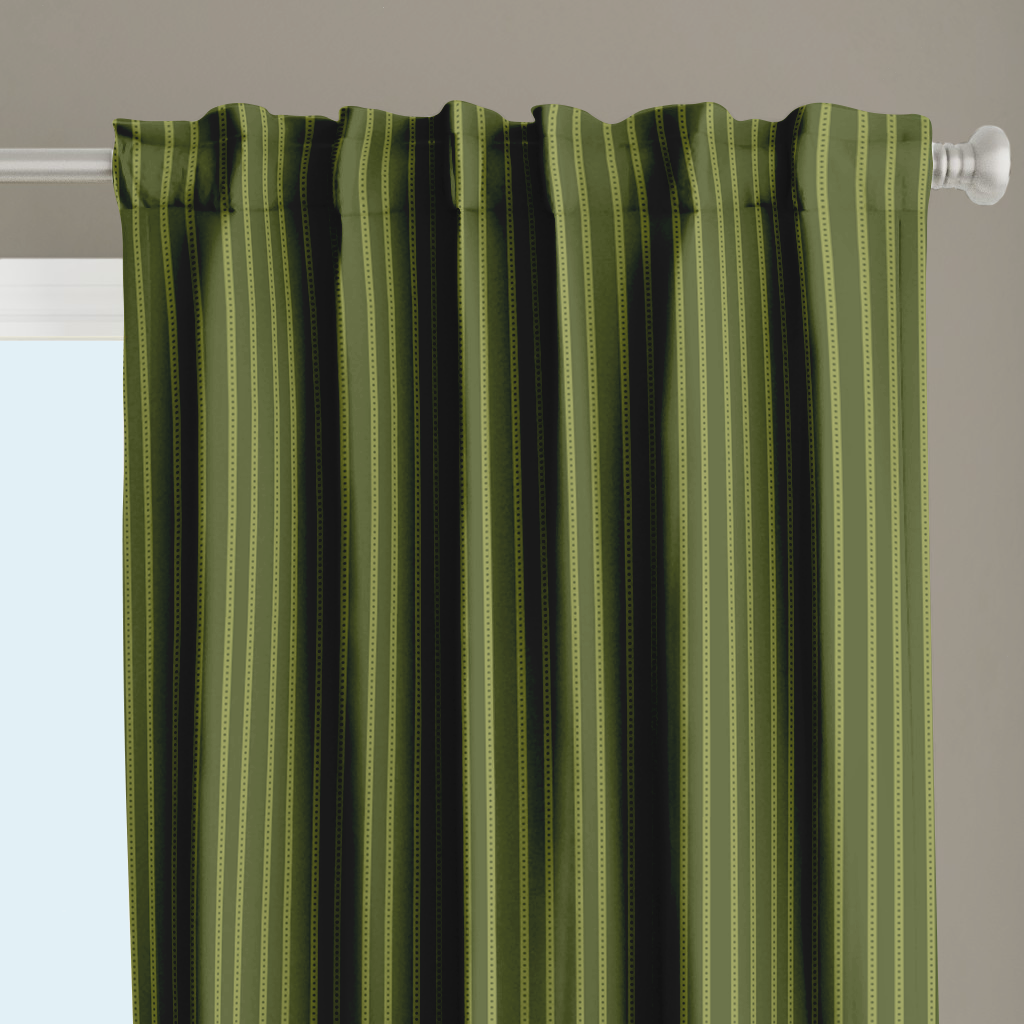 Window Curtain Set - Cotton Blend (2 Panels) | Pears | William Morris Inspired Collection