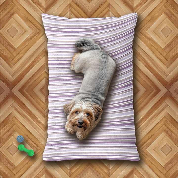 Designer Pet Bed - Sketchy Stripes