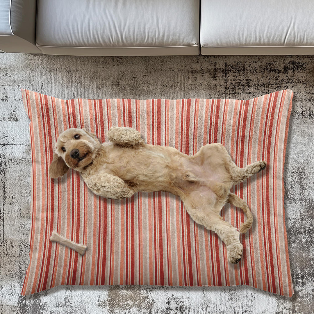 Designer Pet Bed - Sketchy Stripes