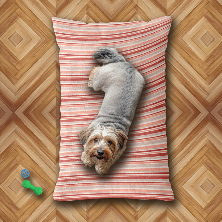 Designer Pet Bed - Sketchy Stripes