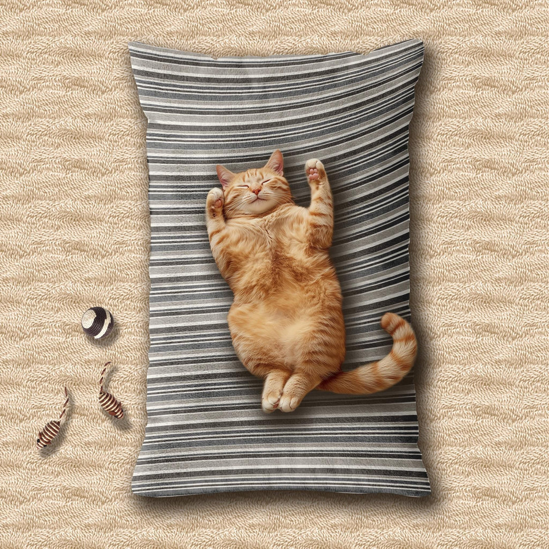 Designer Pet Bed - Sketchy Stripes