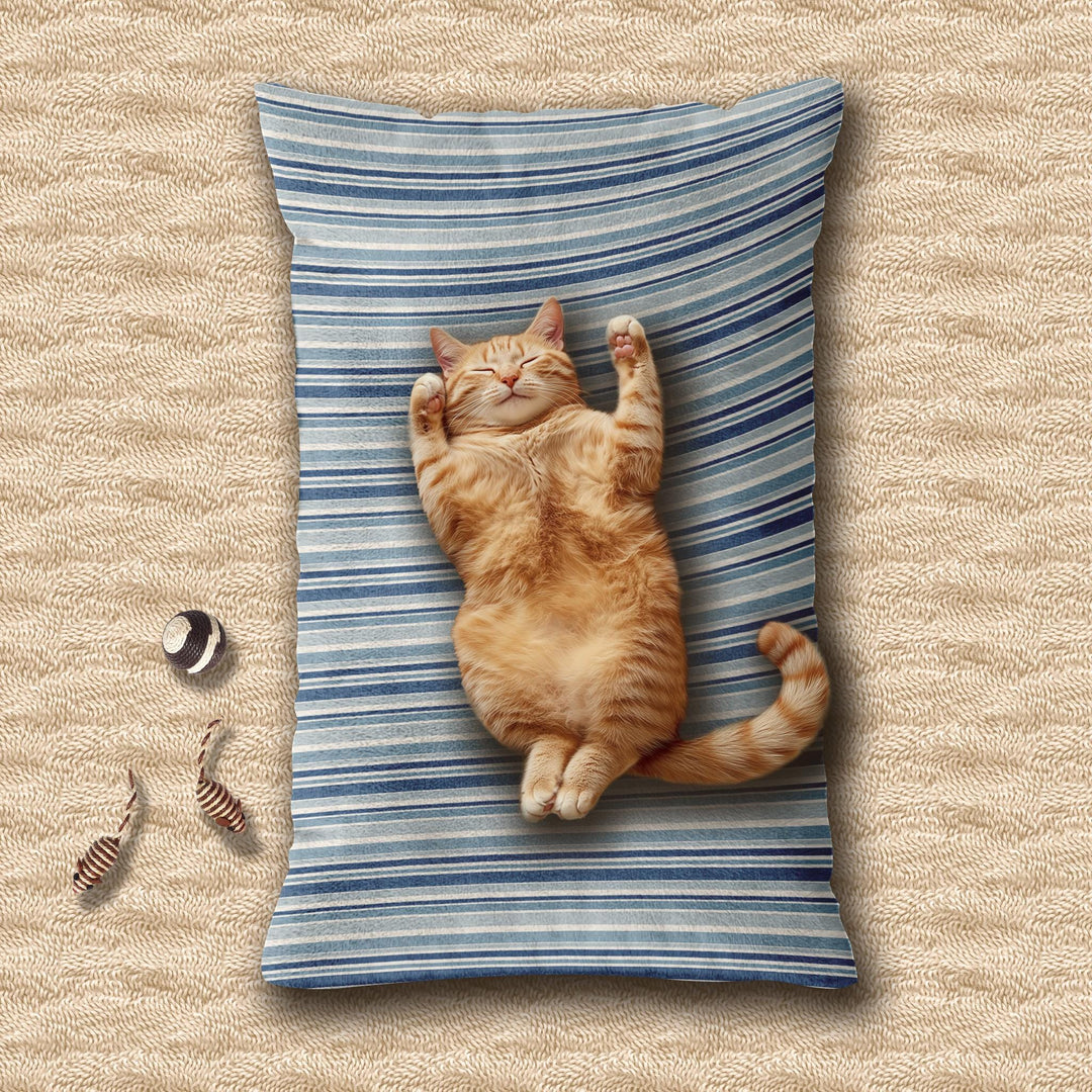 Designer Pet Bed - Sketchy Stripes