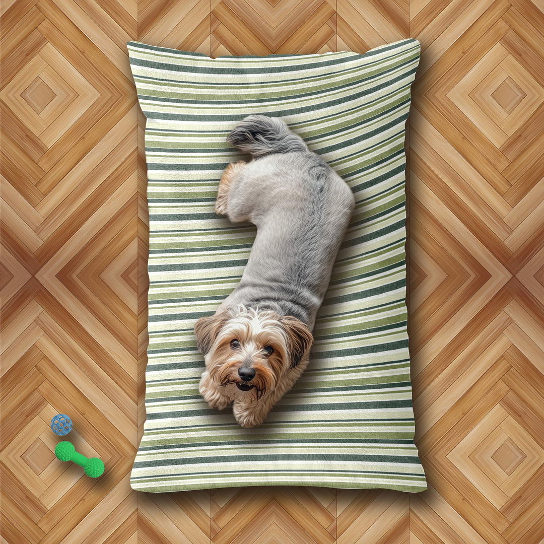 Designer Pet Bed - Sketchy Stripes
