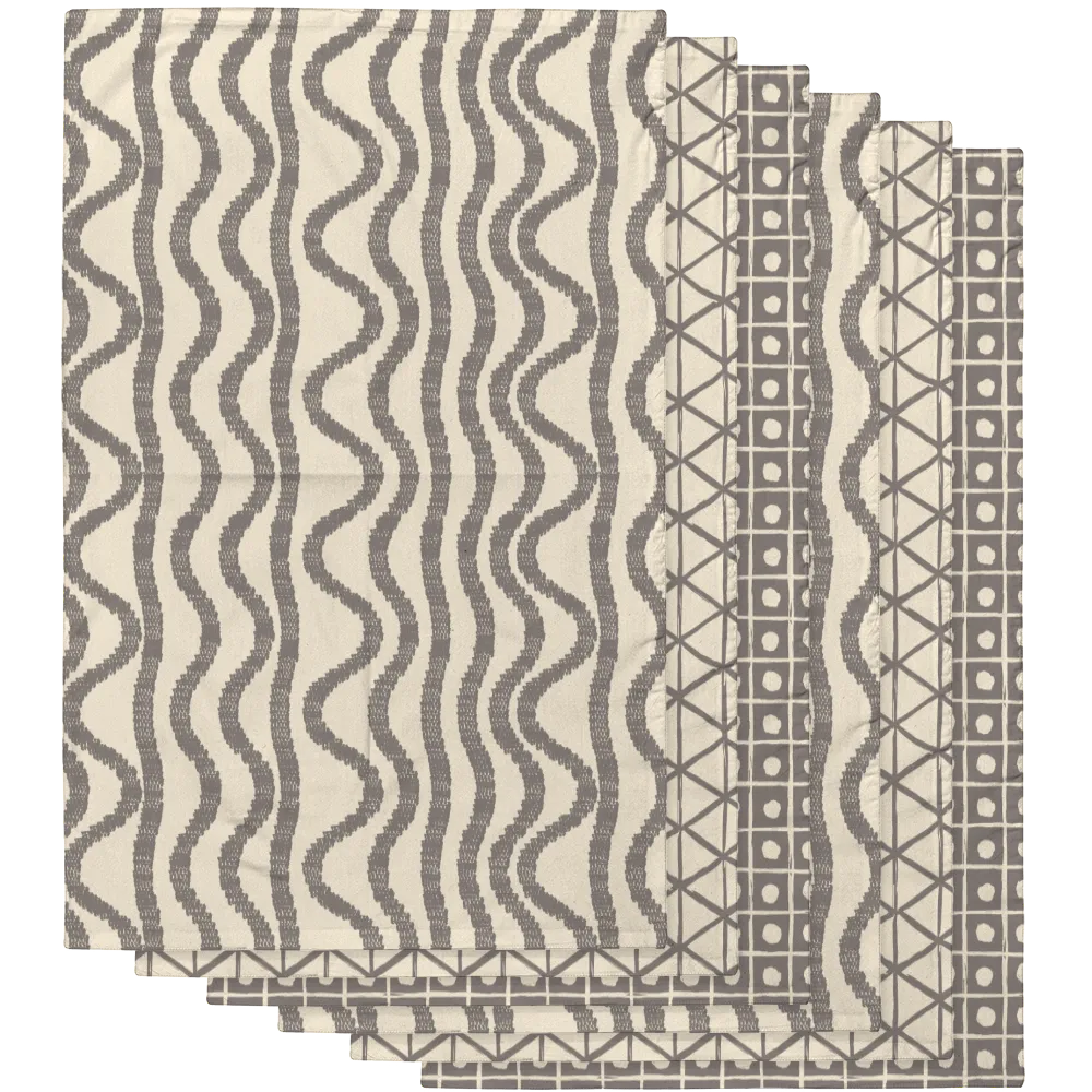 Natural Neutrals Tea Towel Set (6) – Common Thread