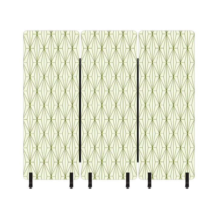 3 Panel Sound-Absorbing Room Divider / Deco Diamonds