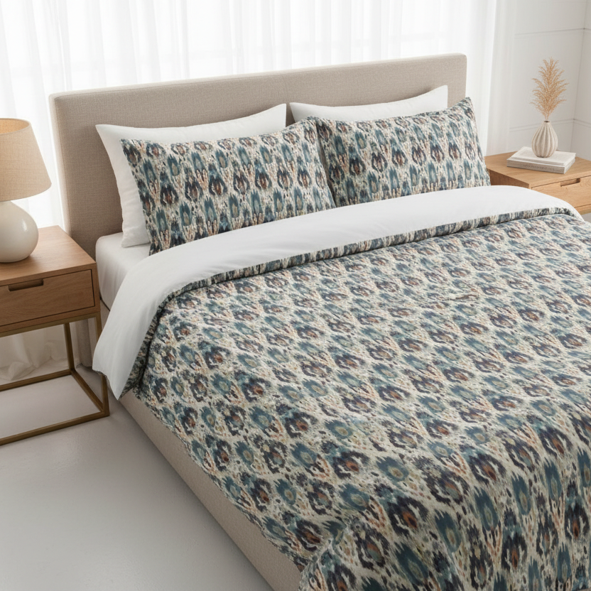 Sand &amp; Sea Duvet Cover Set | Ikat Fusion Collection