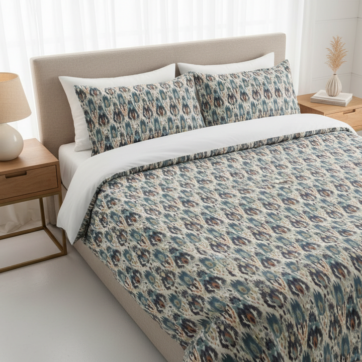 Sand &amp; Sea Duvet Cover Set | Ikat Fusion Collection