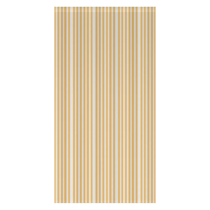 Window Curtain Set - Cotton Blend (2 Panels) | French Stripe - Yellow