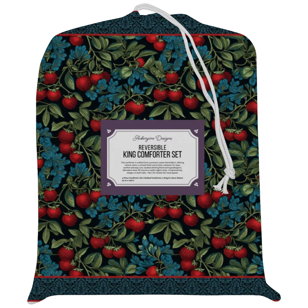 Midnight Garden™ Reversible Comforter Set - Midnight Bramble