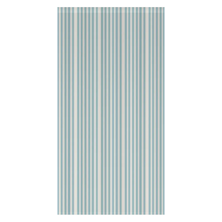 Window Curtain Set - Cotton Blend (2 Panels) | French Stripe - Pool