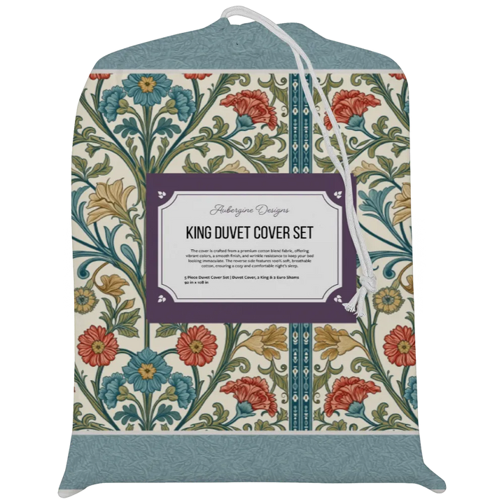 Sunlit Garden™ Scalloped Duvet Cover Set