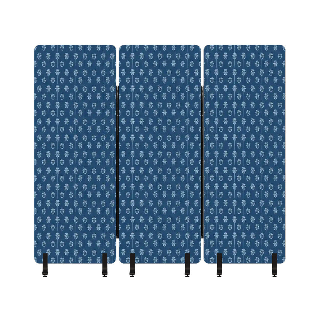 3 Panel Sound-Absorbing Room Divider / Fronds