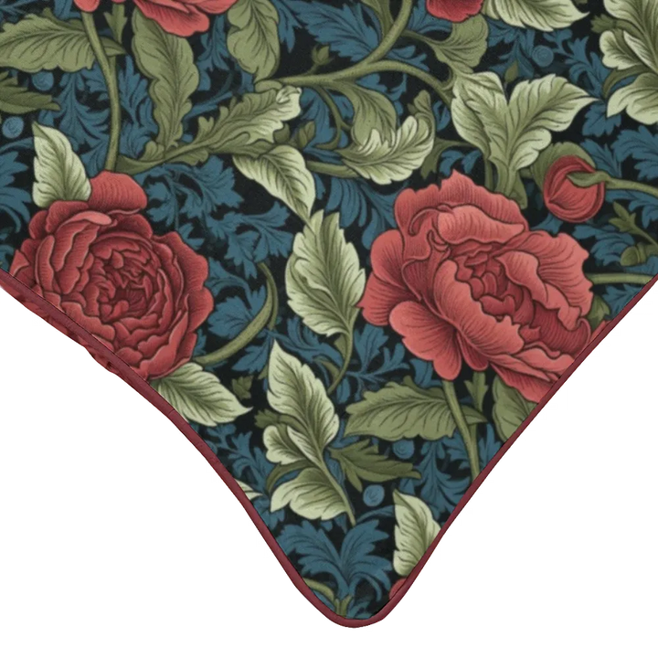 Midnight Garden Pillow Trio - Midnight Rose