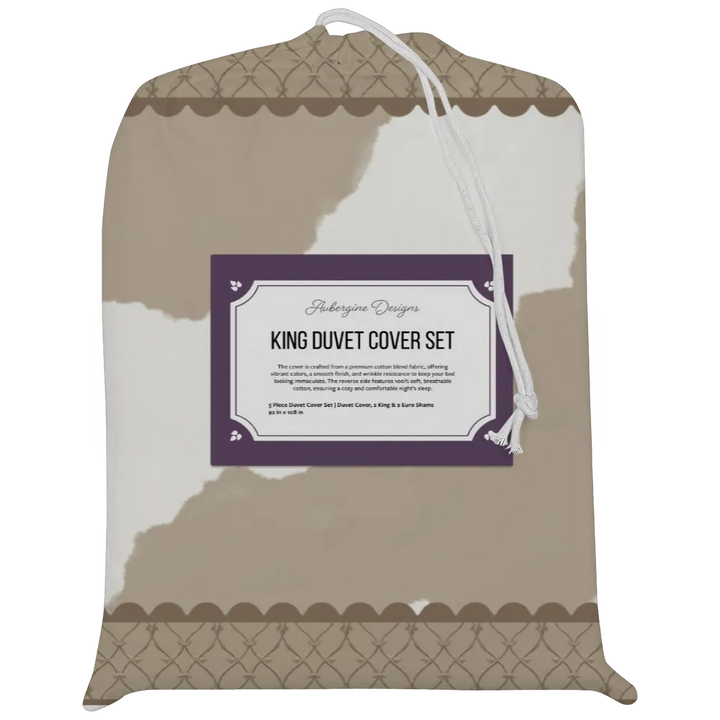 Form &amp; Field™ Scalloped Duvet Cover Set – Clouds (Universal Khaki)