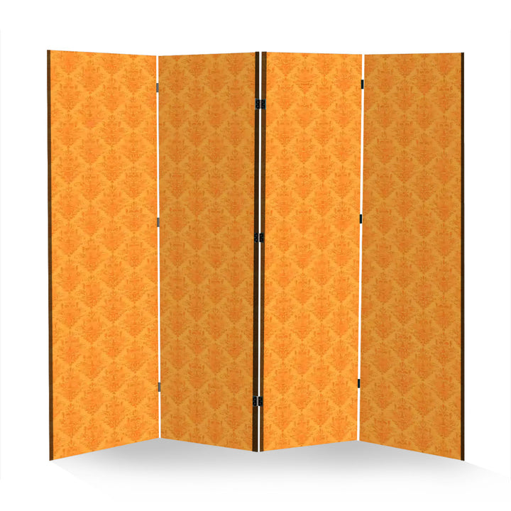 4 Panel Room Divider Folding Screen - Dreamhouse Damask