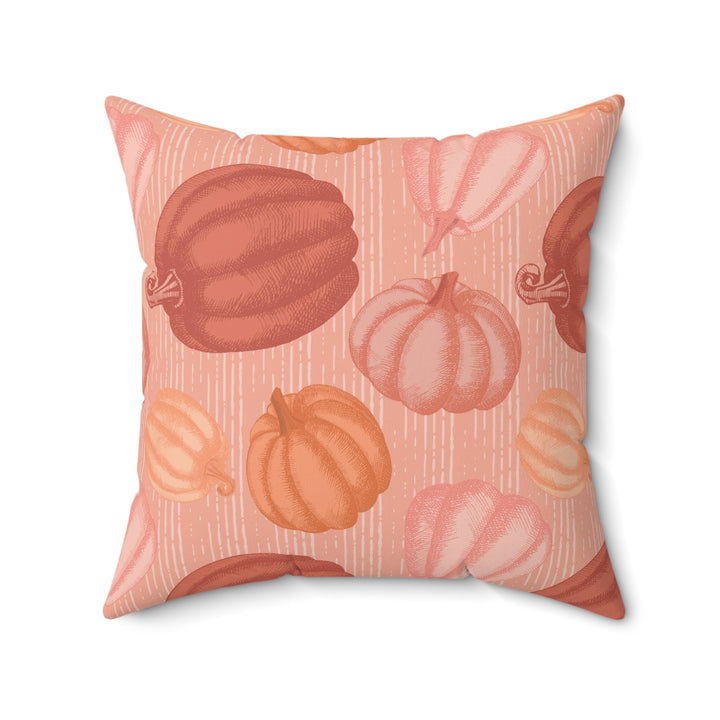 Microsuede Cushion / Cozy Pumpkins