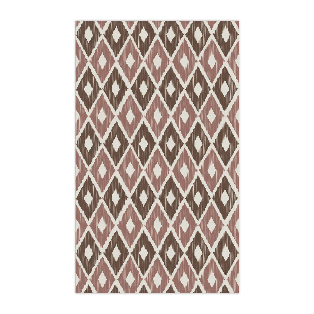 Cotton Twill Tea Towel / Ikat Design