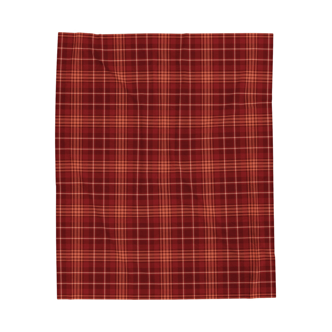 Velveteen Plush Blanket / Crisp Fall Plaids