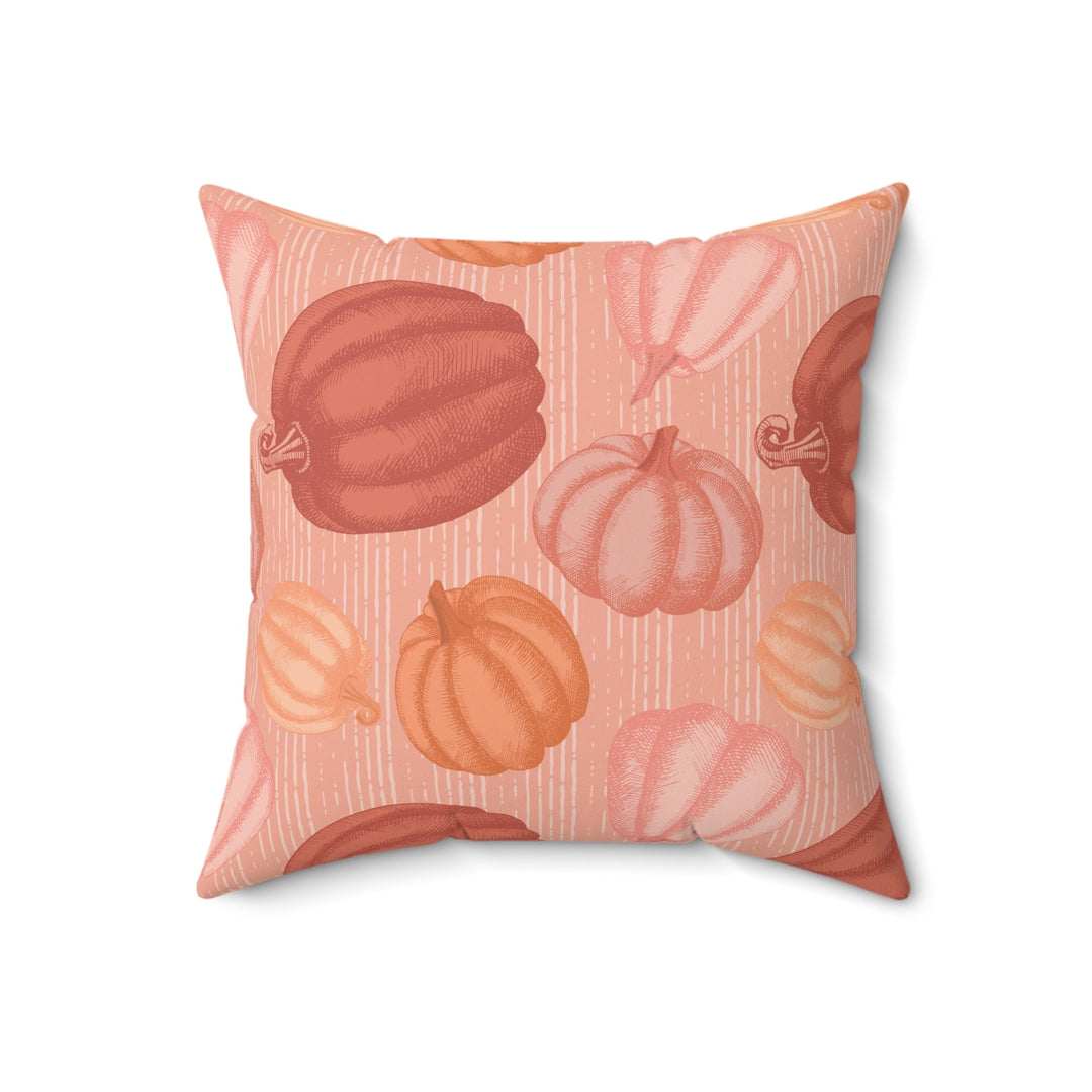 Microsuede Cushion / Cozy Pumpkins