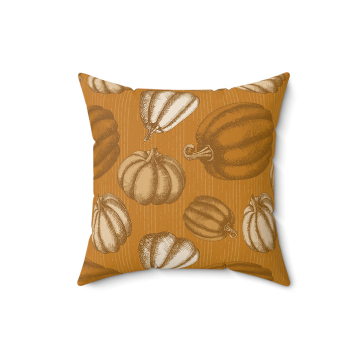 Microsuede Cushion / Cozy Pumpkins