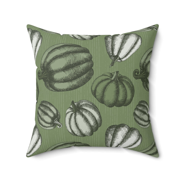 Microsuede Cushion / Cozy Pumpkins