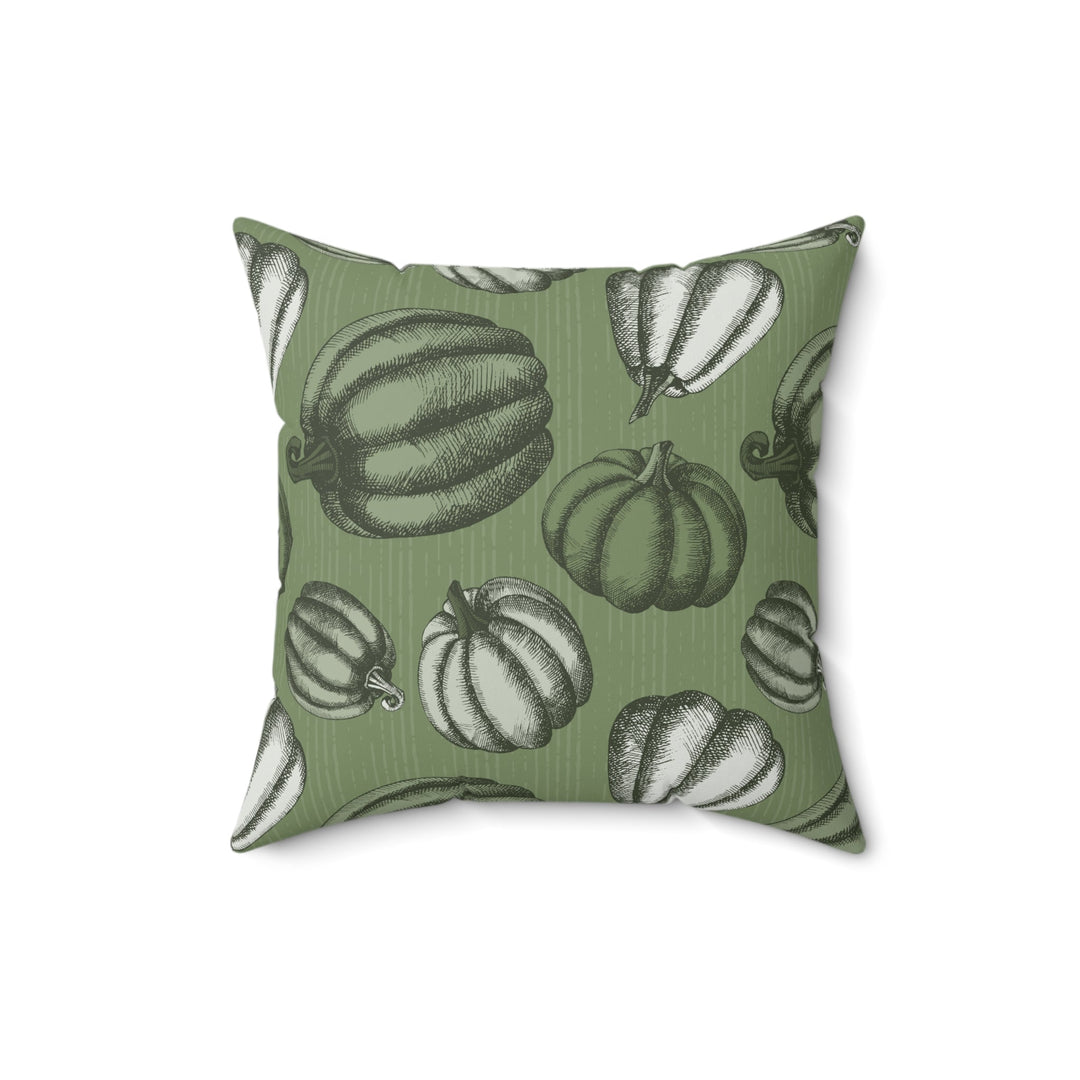 Microsuede Cushion / Cozy Pumpkins