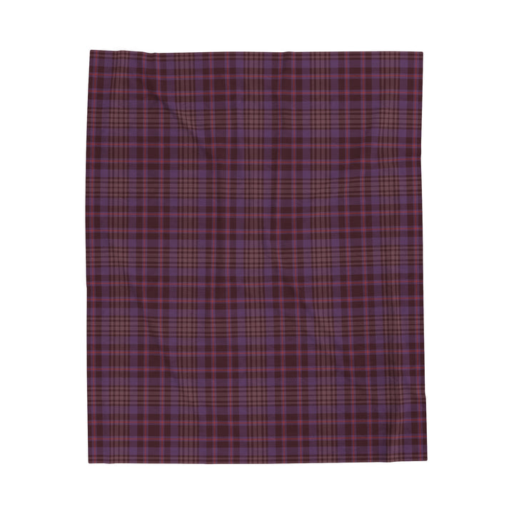 Velveteen Plush Blanket / Crisp Fall Plaids