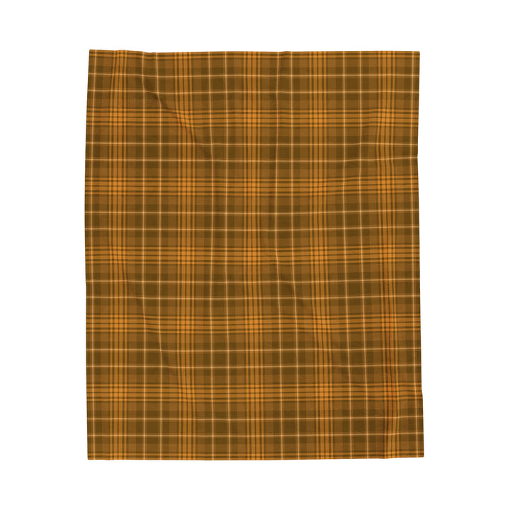 Velveteen Plush Blanket / Cozy Fall Plaids