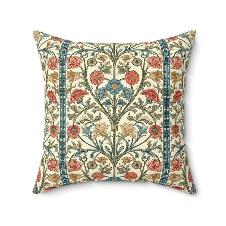 Microsuede Cushion / William Morris Inspired - Summer Bouquet