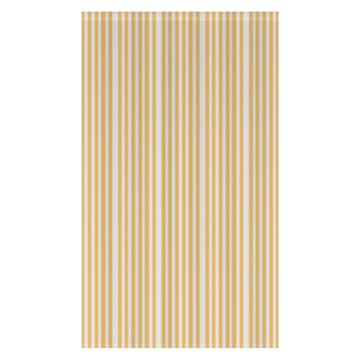 Window Curtain Set - Cotton Blend (2 Panels) | French Stripe - Yellow