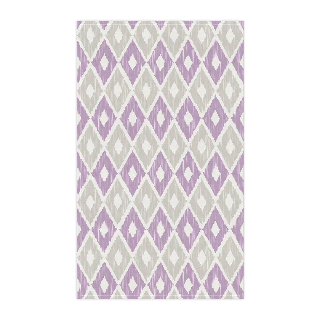 Cotton Twill Tea Towel / Ikat Design