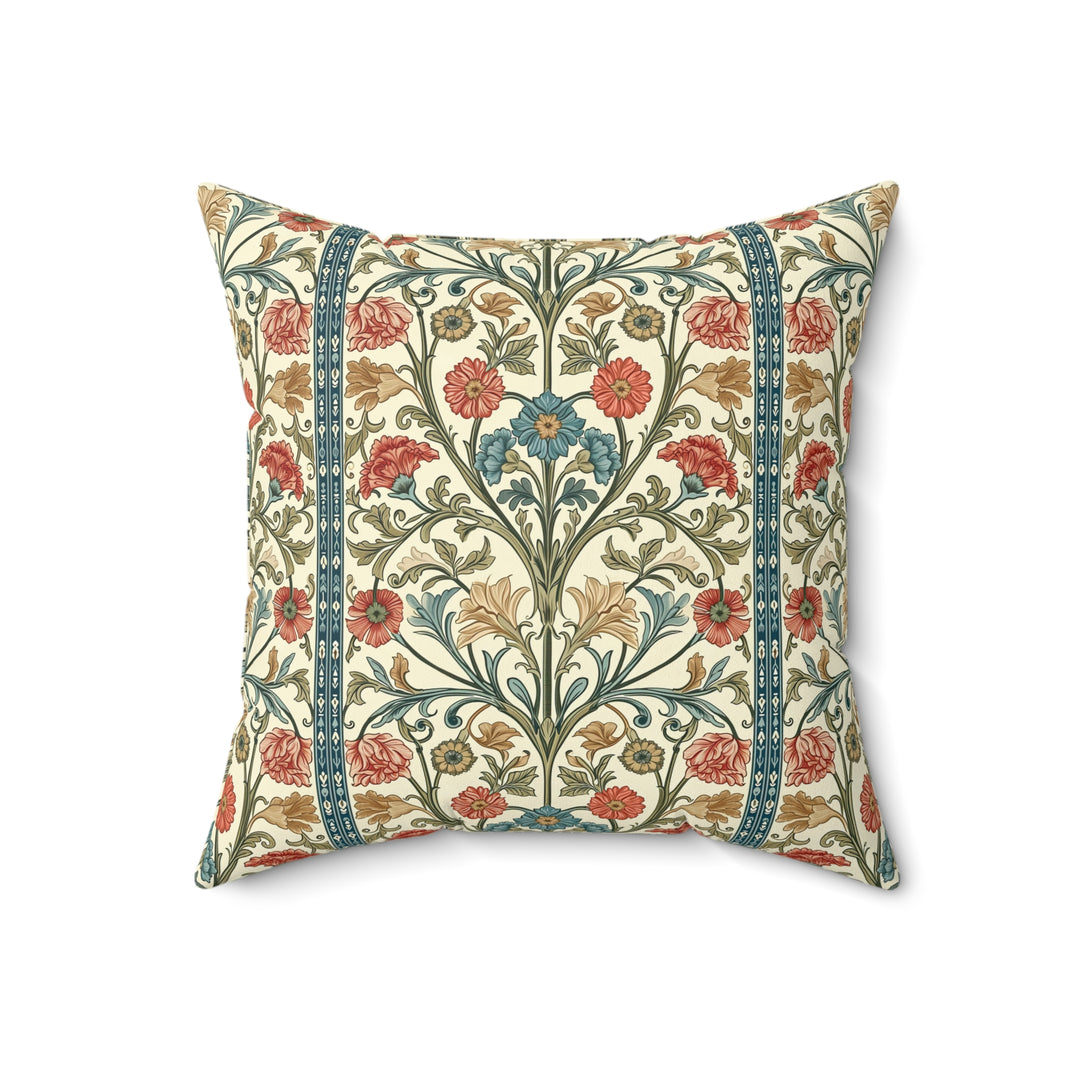 Microsuede Cushion / William Morris Inspired - Summer Bouquet