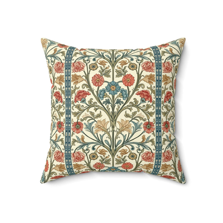 Microsuede Cushion / William Morris Inspired - Summer Bouquet