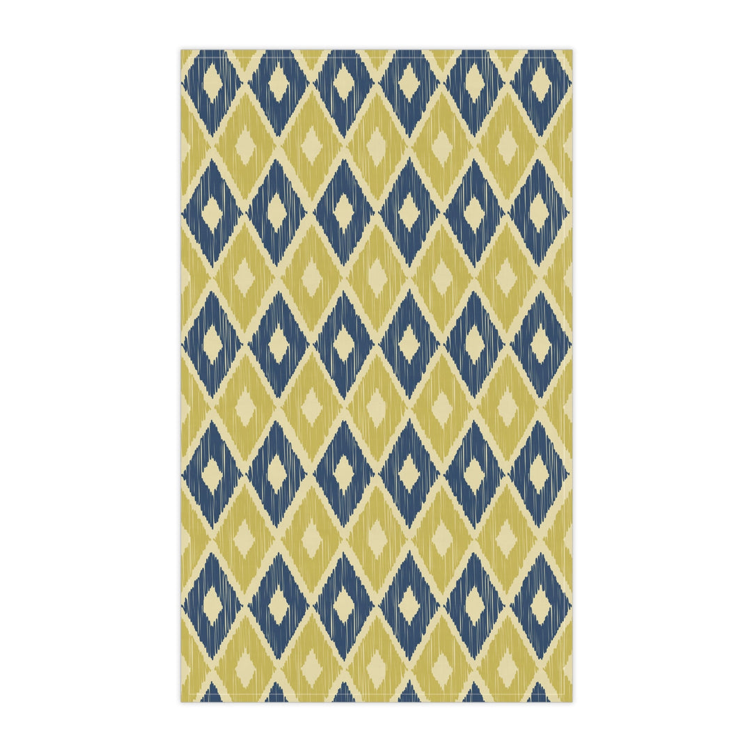 Cotton Twill Tea Towel / Ikat Design