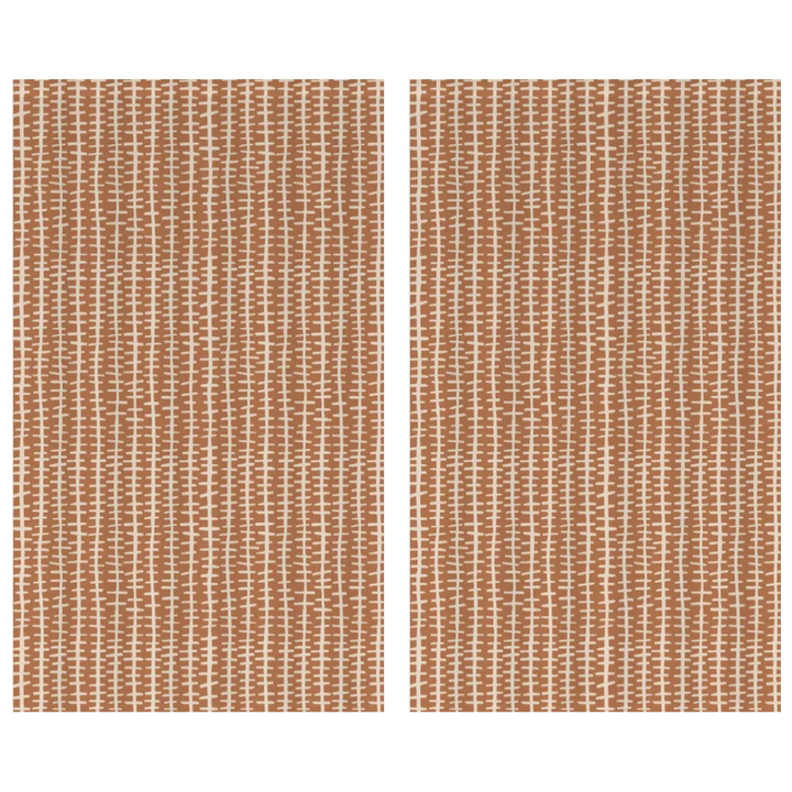 Ikat Fusion Curtain Panel Set – Sand &amp; Sea