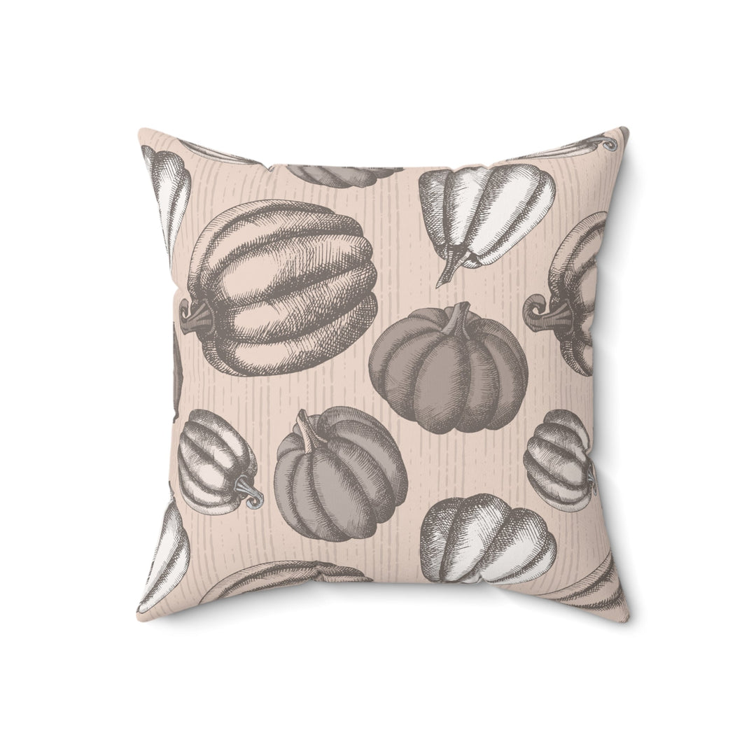 Microsuede Cushion / Cozy Pumpkins