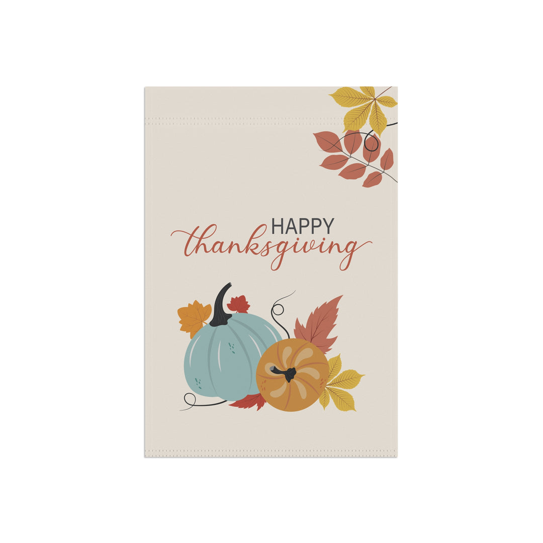 Double-sided Garden & House Banner / Fall Pumpkins - Happy Thanksgiving