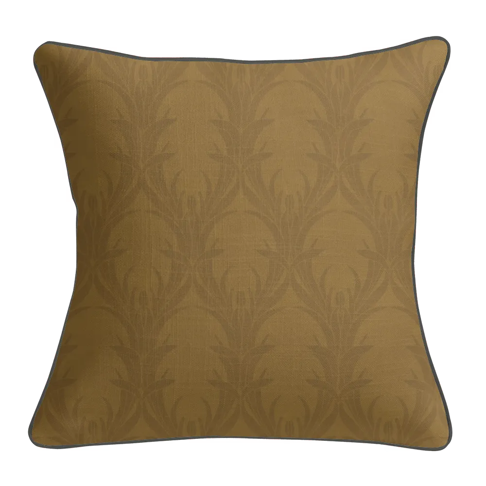 Heritage Bloom Pillow Trio - Heart Scroll (Midnight Navy)