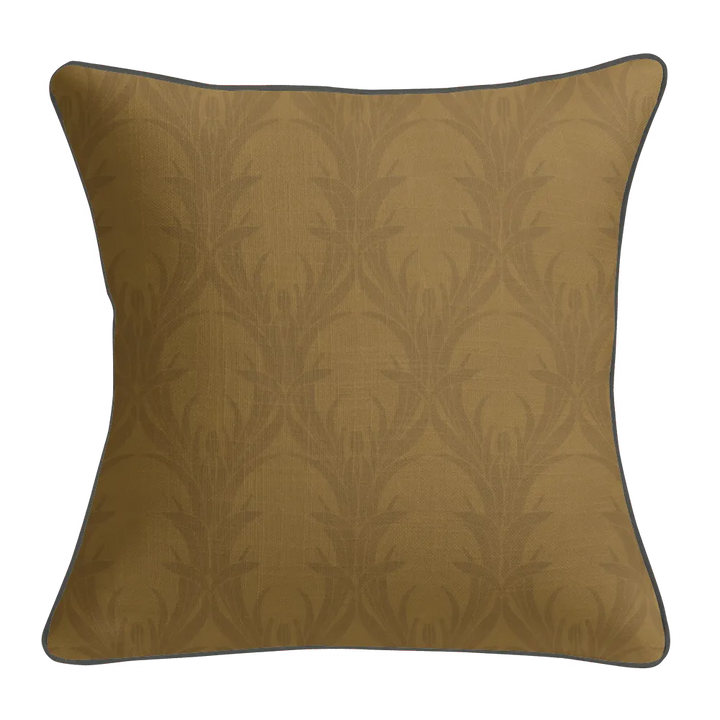 Heritage Bloom Pillow Trio - Heart Scroll (Midnight Navy)