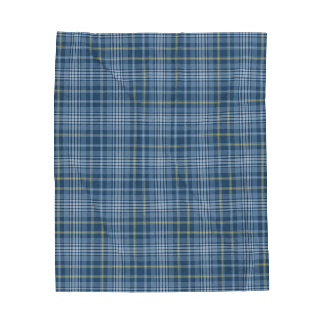 Velveteen Plush Blanket / Crisp Fall Plaids