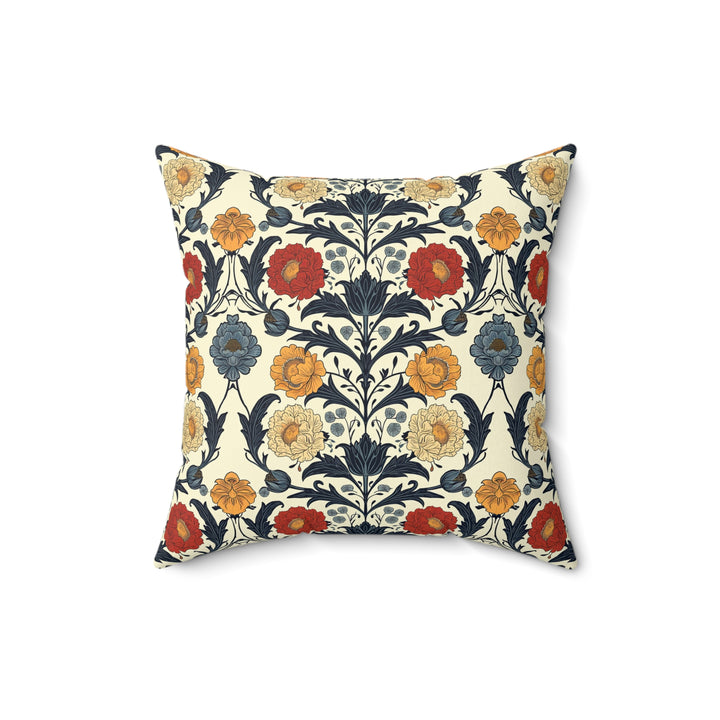 Microsuede Cushion / William Morris Inspired - Primary Bouquet