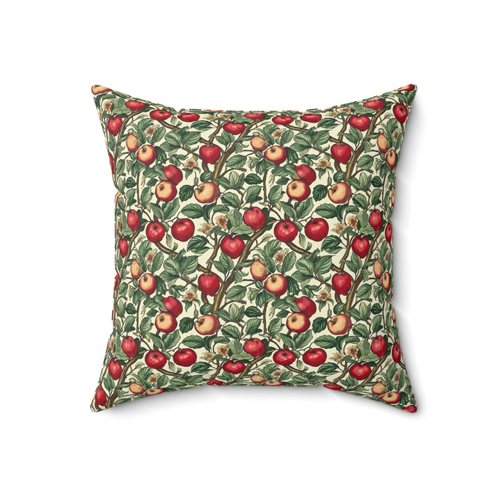 Microsuede Cushion / William Morris Inspired - Apples