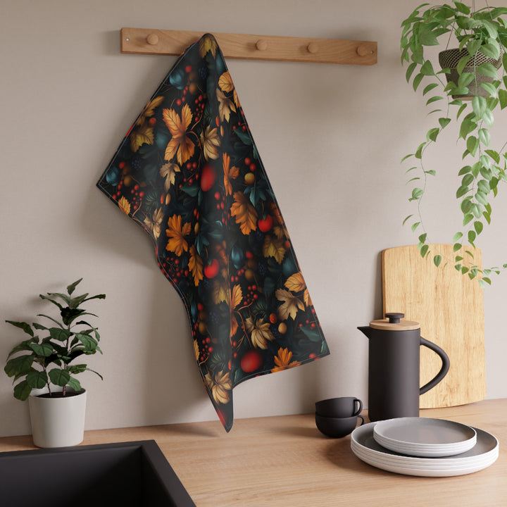 Cotton Twill Tea Towel / Moody Fall - Berries Melange