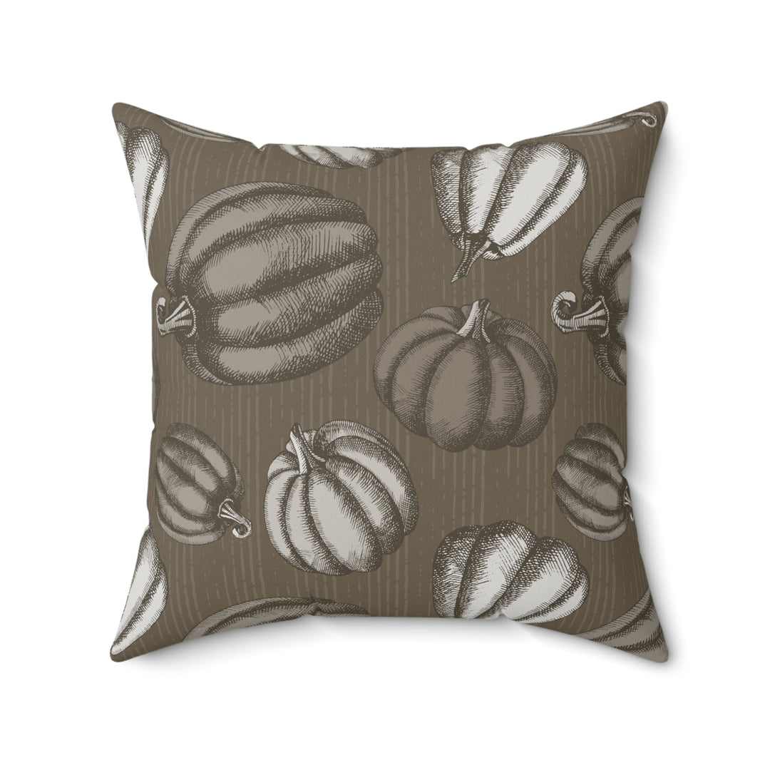 Microsuede Cushion / Cozy Pumpkins